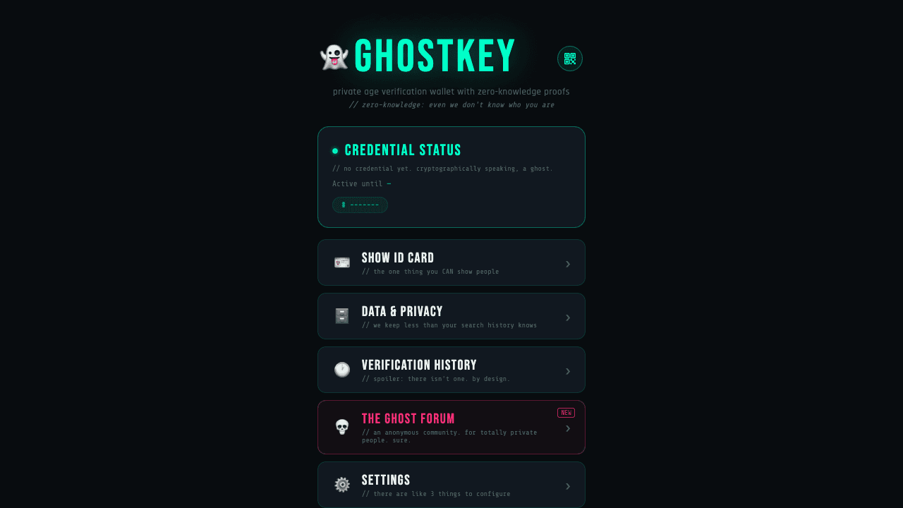 GhostKey app preview